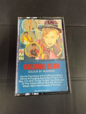 Culture Club "Colour by Numbers" Cassette Tape